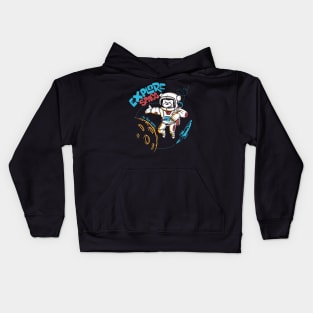 Teddy Bear Astronaut Kids Hoodie